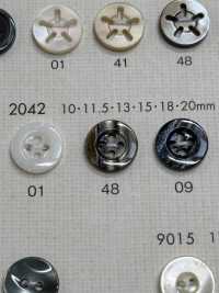 2042 DAIYA KNÖPFE Muschelfarbener Polyesterknopf[Taste] DAIYA BUTTON(DAIYA BUTTON) Sub-Foto