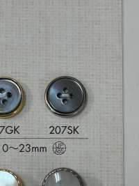207SK Einfacher 4-Loch-Hemd-Plastikknopf[Taste] DAIYA BUTTON(DAIYA BUTTON) Sub-Foto