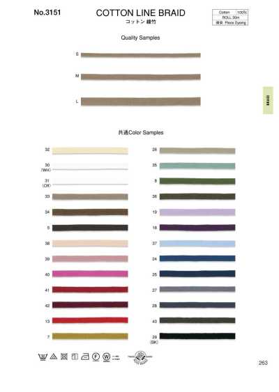 3151 Baumwoll-Twill Bambus