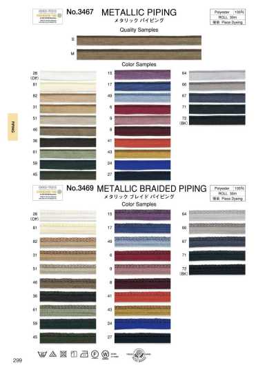 3467 Metallische Paspel