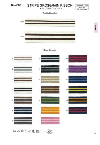 4506 Gestreiftes Ripsband