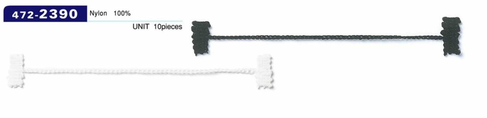 472-2390 Knopflöcher-Futterstopper, Kettenkordel-Typ, Gesamtlänge 102 mm (10 Stk.)