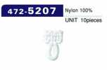 472-5207 Knopfschlaufe Wollnylon Typ Klein (10 Stück)