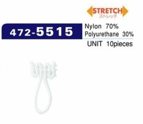 472-5515 Knopflöcher Elastan-Typ, mittel (10 Stück)