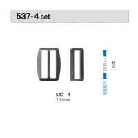 537-4 Schnallen-SET[Schnallen Und Ring] Morito Sub-Foto