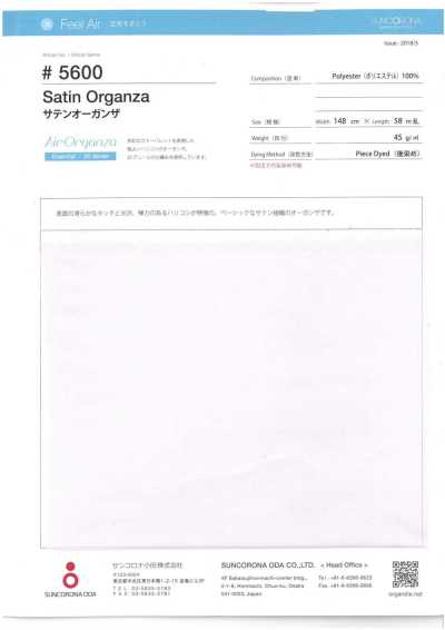5600 Satin-Organza