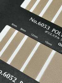 6053 Polyester-Ripsband (Flach)[Bandbandschnur] ROSE BRAND(Marushin) Sub-Foto