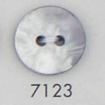 7123 Zweilochknopf aus Polyesterharz