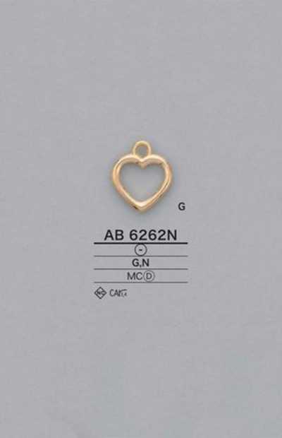 AB6262N Herzförmige Reißverschluss-Zuglasche