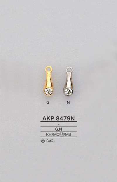AKP8479N Strass-Reißverschlussanhänger