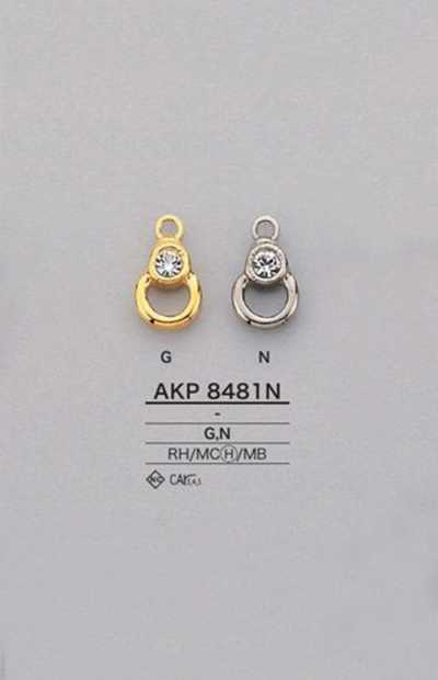AKP8481N Strass-Reißverschlussanhänger