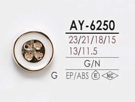 AY6250 Einfärbbarer 4-Loch-Knopf