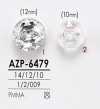 AZP6479 Aurora Pearl Diamond Cut-Knopf