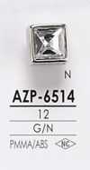 AZP6514 Kristallstein-Knopf