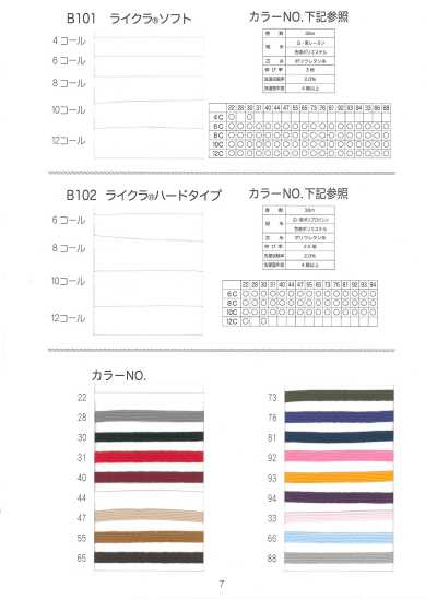 B101 Lycra Soft geflochtenes Gummiband