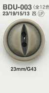 BDU003 Knopf mit Vintage-Finish