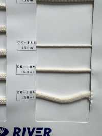 CK-18 Gedrehte Baumwollkordel[Bandbandschnur] RIVER Sub-Foto