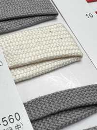 CK544 Glänzende Kordel, Normale Webart, Flachkordel, Extra Dick[Bandbandschnur] Sub-Foto