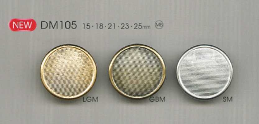 DM105 Schlichter Metallknopf für Jacken