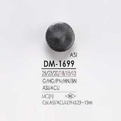DM1699 Metall-Halbrundknopf mit Ringschaft
