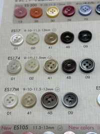 ES174 DAIYA KNÖPFE Muschelfarbener Polyesterknopf[Taste] DAIYA BUTTON(DAIYA BUTTON) Sub-Foto