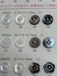FP204 DAIYA KNÖPFE Muschelfarbener Polyesterknopf[Taste] DAIYA BUTTON(DAIYA BUTTON) Sub-Foto