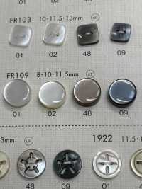 FR109 DAIYA KNÖPFE Muschelfarbener Polyesterknopf[Taste] DAIYA BUTTON(DAIYA BUTTON) Sub-Foto