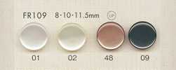 FR109 DAIYA BUTTONS Polyesterknopf in Muscheloptik