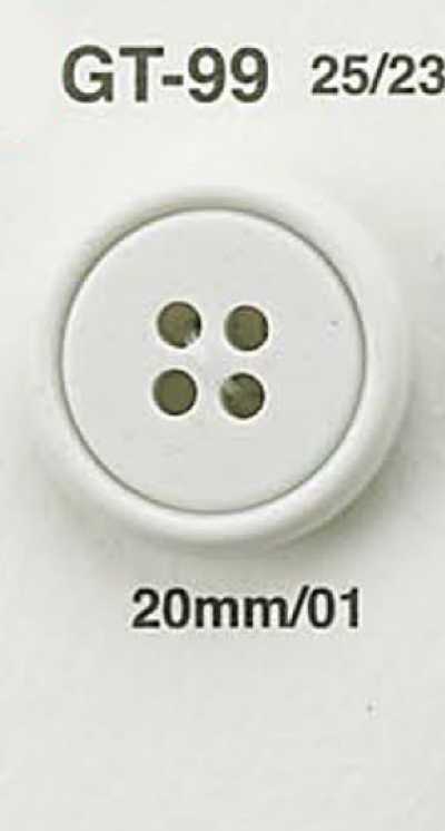GT99 Knopf in Knochenoptik