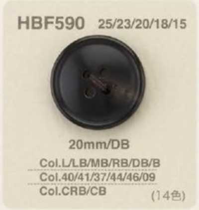 HBF590 Echter Büffelhorn-Knopf mit 4 Löchern