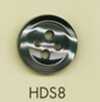 HDS8 DAIYA BUTTONS Stoßfeste HYPER DURABLE Serie schalenähnlicher Polyesterknopf