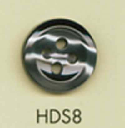 HDS8 DAIYA BUTTONS Stoßfeste HYPER DURABLE Serie schalenähnlicher Polyesterknopf