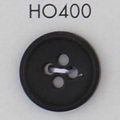 HO400 Naturmaterial Echtes Büffelhorn 4-Loch-Knopf