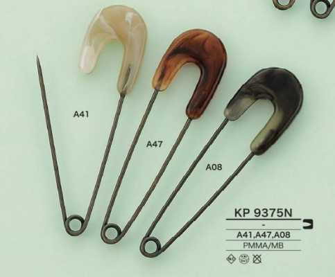 KP9375N Quilt-Stecknadel in Schildpattoptik