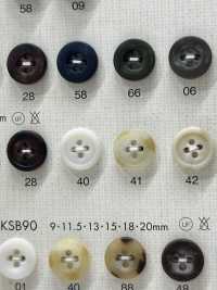 KSB80 Eleganter, Farbintensiver 4-Loch-Polyesterknopf[Taste] DAIYA BUTTON(DAIYA BUTTON) Sub-Foto
