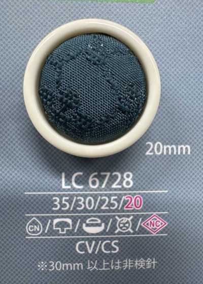 LC6728 Schaftloser flacher bezogener Knopf, kompatible Noseko-Teile