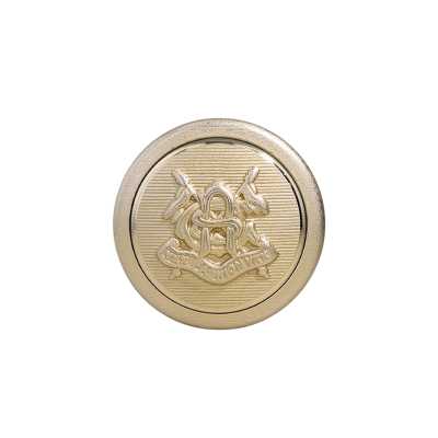 MA0633 Runder Ringschaftknopf aus Messing
