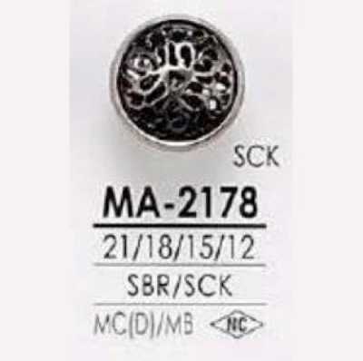 MA2178 Druckguss-/Messing-Knopf mit rundem Ringschaft