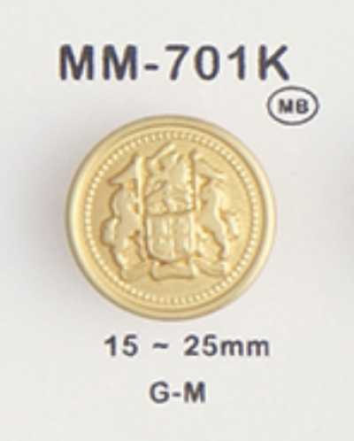 MM701K Metallknopf