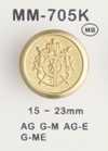 MM705K Metallknopf