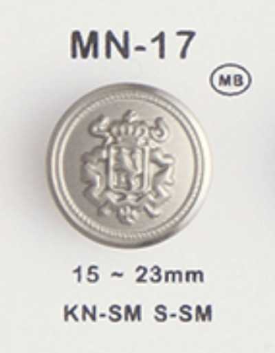 MN17 Metallknopf