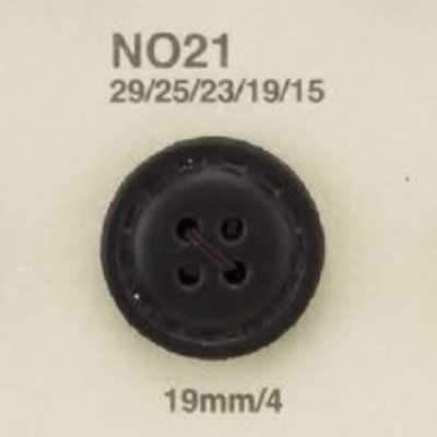 NO21 Leder-4-Loch-Knopf