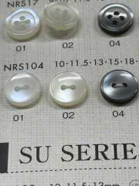 NRS104 DAIYA KNÖPFE Muschelfarbener Polyesterknopf[Taste] DAIYA BUTTON Sub-Foto