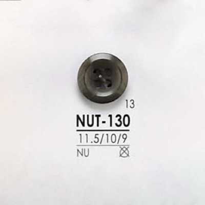 NUT130 4-Loch-Knopf aus Naturmaterial Nuss