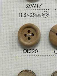 OL320 Naturmaterial Holz 4-Loch-Knopf[Taste] DAIYA BUTTON(DAIYA BUTTON) Sub-Foto