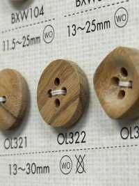 OL322 Naturmaterial Holz 4-Loch-Knopf[Taste] DAIYA BUTTON Sub-Foto