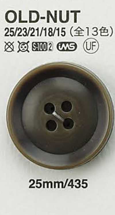 OLD-NUT Knopf in Nussoptik