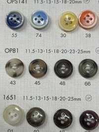 OP81 Bunter Schildpatt-4-Loch-Polyesterknopf[Taste] DAIYA BUTTON(DAIYA BUTTON) Sub-Foto