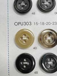 OPU303 Harnstoffharz-4-Loch-Knopf[Taste] DAIYA BUTTON(DAIYA BUTTON) Sub-Foto