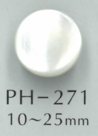 PH271 Runder Muschelknopf mit Metallschaft